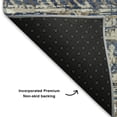 thumbnail image 5 of Addison Rugs Mayfield Premium Machine Washable Transitional Moroccan Blue Rectangle Rug, 8' x 10', 5 of 7