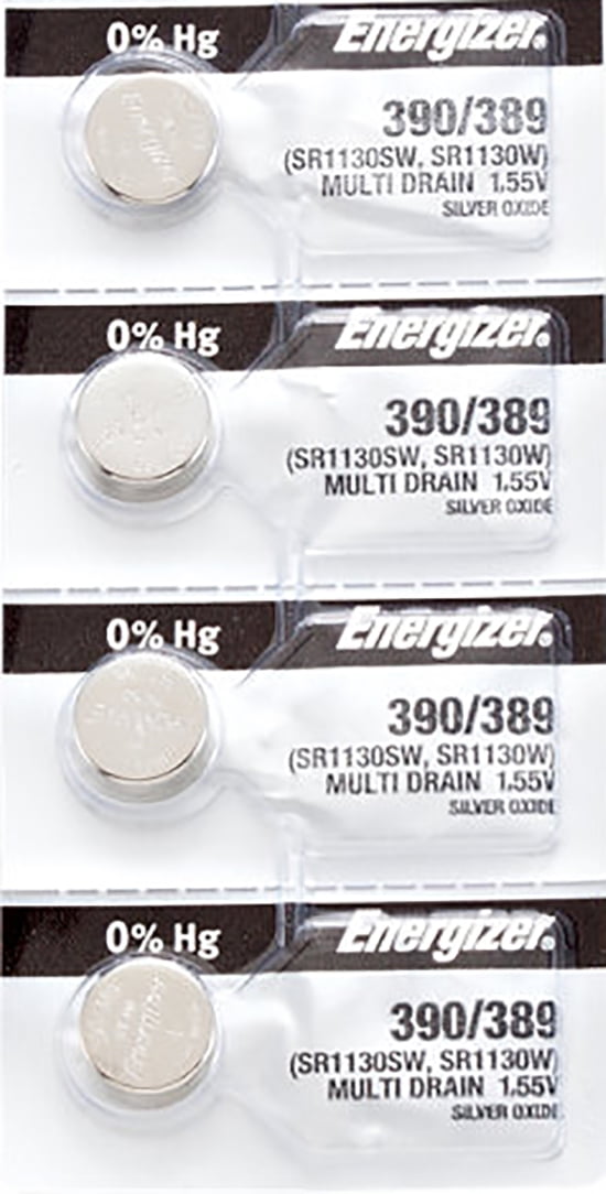 4 x Energizer 390 Watch Batteries, SR1130SW or 389 Battery | Walmart Canada