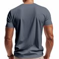 thumbnail image 4 of pstuiky camisetas de hombre, Camisa informal vintage con botones y cuello redondo y manga corta para hombre camisas casuales para hombre xl, 4 of 9