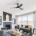 thumbnail image 4 of Sofucor 52 Inch Ceiling Fans with Lights Remote Control, Low Profile White Ceiling Fan with Light 6-Speed 3 CCT Dimmable 3-Timer 3 Blade, 4 of 10