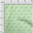 thumbnail image 2 of oneOone Georgette Viscose Mint Green Fabric Kids Dino Craft Projects Decor Fabric Printed By The Yard 42 Inch Wide, 2 of 4