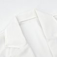 thumbnail image 6 of tklpehg Blazers for Women Casual Long Sleeve Lapel Open Front Pure Color Slim Comfy Lightweight Ladies Coats Tops White S, 6 of 8