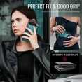 thumbnail image 6 of JEEHOOD Case For Google Pixel 9 Pro XL/10 Pro XL, RFID Blocking Compatible With MagSafe Detachable 2 In 1 Wallet With Snap fastening Card Holder,PU Leather Case,Kickstand Magnetic Protective Cover, 6 of 8