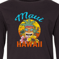 thumbnail image 4 of Inktastic Maui Hawaii Vacation Tiki Long Sleeve Youth T-Shirt, 4 of 5