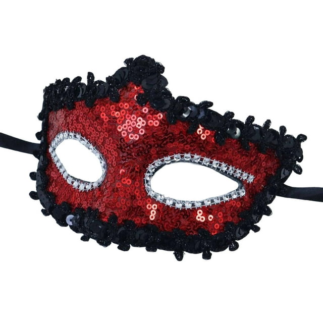 Face Mask for Men, Festive Masquerade Face Accessory for Parties Celebrations Dress Up, Unisex Mask