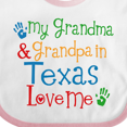 thumbnail image 4 of Inktastic Texas Grandma Loves Me Boys or Girls Baby Bib, 4 of 4