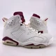 thumbnail image 1 of A i r-Jor-dan 6 Retro "MAROON" 2015 - Size 8 - 384664 116 (13910-19), 1 of 6