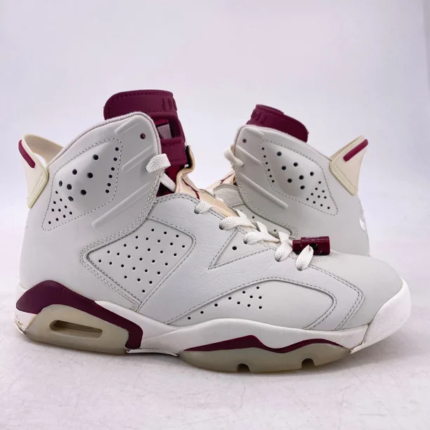 A i r-Jor-dan 6 Retro "MAROON" 2015 - Size 8 - 384664 116 (13910-19)