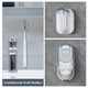 thumbnail image 2 of soportes para cepillos de dientes de pared, sin perforaciones, fundas autoadhesivas para cepillos de dientes, organizador de cepillos de dientes, artículos esenciales para el baño., 2 of 6