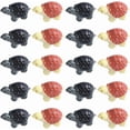 thumbnail image 1 of 1 caja de 20 figuras de tortugas pequeñas, figuras de resina de tortuga, tortugas marinas en miniatura, mini animales de resina, figuras de animales del océano, 1 of 6
