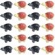 thumbnail image 1 of 1 caja de 20 figuras de tortugas pequeñas, figuras de resina de tortuga, tortugas marinas en miniatura, mini animales de resina, figuras de animales del océano, 1 of 6