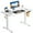 White, variant on edx Electric Standing Desk, Height Adjustable Desk, 48 x 24 Inches Ergonomic Stand up Desk with Memory Preset and T-Shaped Metal Bracket for Home Office