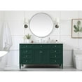 thumbnail image 6 of 60 inch single bathroom vanity in green, 6 of 8