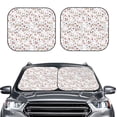 thumbnail image 2 of Daiia Cat Bear Rabbit 2PCS Car Windshield Sun Shade, Foldable Sun Shield for Car Front Window, Auto Sun Blocker Visor Protector Universal for Truck SUV Pickup-Small, 2 of 7