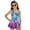 Mermaid Scale, variant on Uorisanigo Girls One Piece Swimsuits Blue and Purple Mermaid Scale Sleeveless Bathing Suit Swimwear Polyester and Spandex Fabric Swim Dress Size 3-4