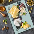 thumbnail image 5 of Fourth of July Cutting Board, Pet Animal Dog Cat Bird and Hamster with American Hat Celebration Image, Decorative Tempered Glass Cutting and Serving Board, Large Size, Multicolor, by Ambesonne, 5 of 5