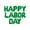 Green, variant on Letter Balloons - HAPPY LABOR DAY 16" Inch Alphabet Letters Foil Mylar Balloon Birthday Party Banner (Green)