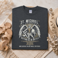 thumbnail image 2 of Saint Michael Prayer Christian Graphic T-Shirt, 2 of 6