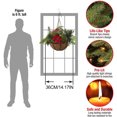 thumbnail image 2 of De Navidad Artificial Con Conos De Pino, Bayas Rojas, Luces Led, Decoración Para Jardín De Césped Interior Al Aire Libre Methold HA039329-02, 2 of 6