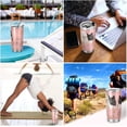 thumbnail image 7 of SKYSONIC Cats Tumbler Stainless Steel Double Wall Vacuum Reusable Insulated Mug with Straw and Built-in Coaste for Cold and Hot Beverages, 12oz, 7 of 7