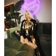thumbnail image 5 of Disfraz Tipsy Elves, mono dorado con forma de esqueleto para mujer, talla M, 5 of 6