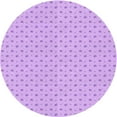 thumbnail image 1 of Ahgly Company Machine Washable Indoor Round Transitional Heliotrope Purple Area Rugs, 3' Round, 1 of 7