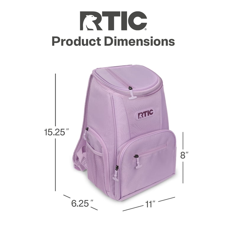 RTIC 15 Can Insulated Cooler Backpack, Lightweight Polyester