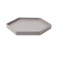 thumbnail image 1 of Platillo grande de cerámica for plantas, macetero hexagonal con bandeja de goteo for sala de estar y balcón., 1 of 4