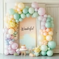 thumbnail image 5 of 129pcs Mint Green Balloons Different Sizes 18 12 10 5 Inch, Pastel Makani Blue Balloon Garland Arch Kit for Birthday Baby Shower Gender Reveal Easter Wedding Party Decoration, 5 of 14