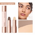 thumbnail image 1 of Fiudx Bronceador En Crema En Barra, 2 En 1, Doble Punta, Aplicador de Contorno, Acabado Mate Natural, Efecto Iluminador, Ideal para Viajes, Todo Tipo de Piel, Solución de Maquillaje Compacta., 1 of 4