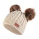 thumbnail image 1 of Bufanda Y Gorro Para Bebé Minnieouse Invierno Cálido Con Pompones, 1 of 6