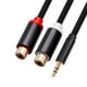 thumbnail image 3 of Cable Auxiliar 3.5 Mm A RCA 0.3 Metro 2 Femenino, 3 of 9
