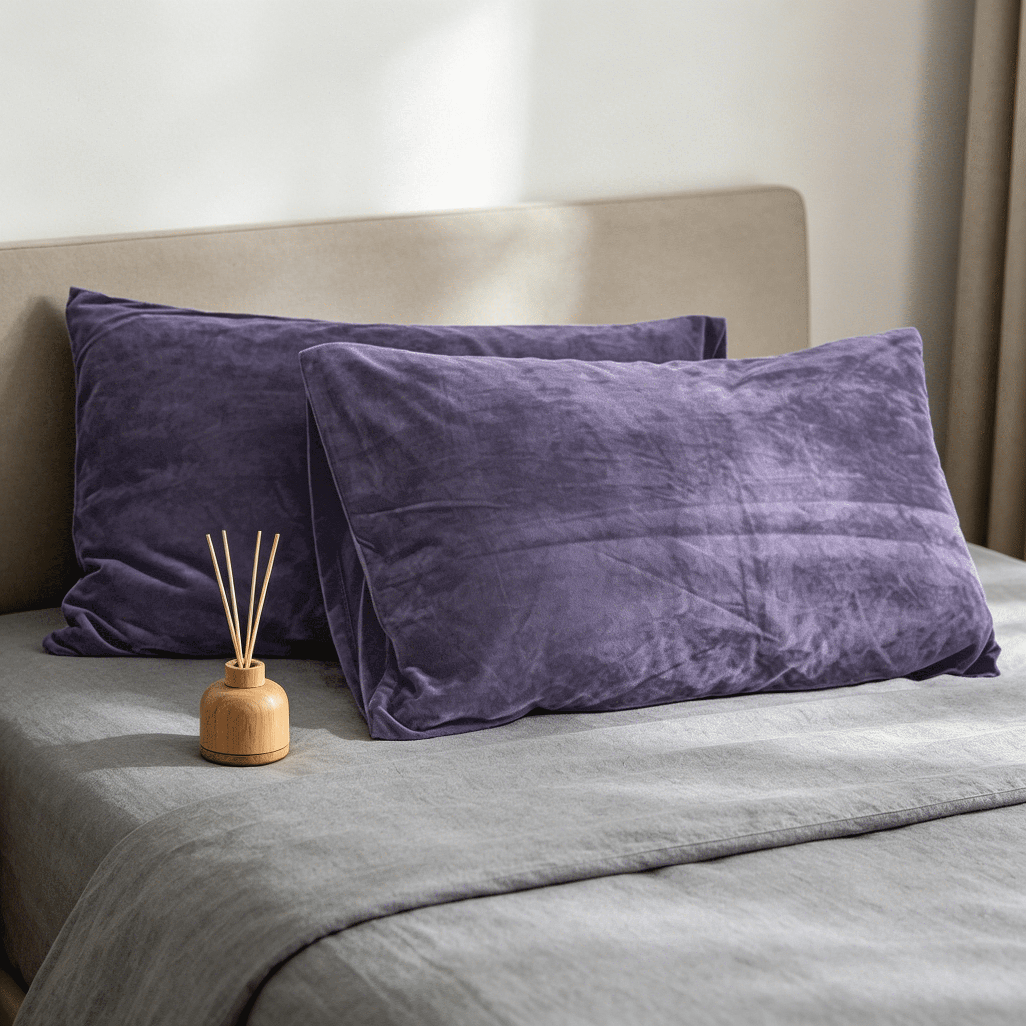 AUQ 2026 New 4 Pcs Pillow Protector,20"×30" Breathable Bamboo Rayon Body Pillow Pillowcase,Wider Hidden Metal Zipper Pillow Shams,Plum