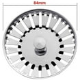 thumbnail image 5 of Kitchen 84mm Sink Strainer Replacement Plug Stainless Steel Drain Waste Stopper, 5 of 7