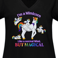 thumbnail image 4 of Inktastic I'm a Mimicorn, Like a Normal Mimi, but Magical Women's Plus Size V-Neck T-Shirt, 4 of 5
