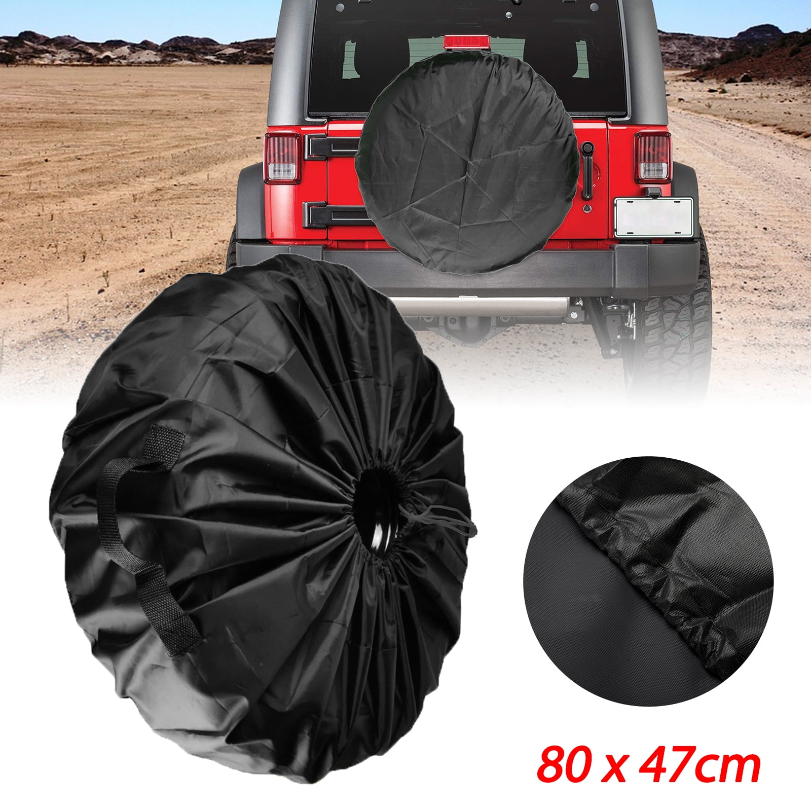 4 Pcs Wheel Tire Covers For RV Trailer Camper Car Offroad Truck to 31" Diameter