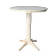 thumbnail image 3 of 36" Round Pedestal Bar Height Table - Unfinished, 3 of 8