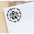 thumbnail image 2 of Printtoo Black Custom Personalized Heavy Duty Self Inking Round Rubber Stamp Custom Custom Stamper-50 mm Diameter, 2 of 6