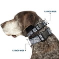 thumbnail image 2 of Buckle-Down Pet Collar, Dog Collar Plastic Buckle, Digital Camo Grays, 7 to 8.5 Inches 0.5 Inch Wide, 2 of 8