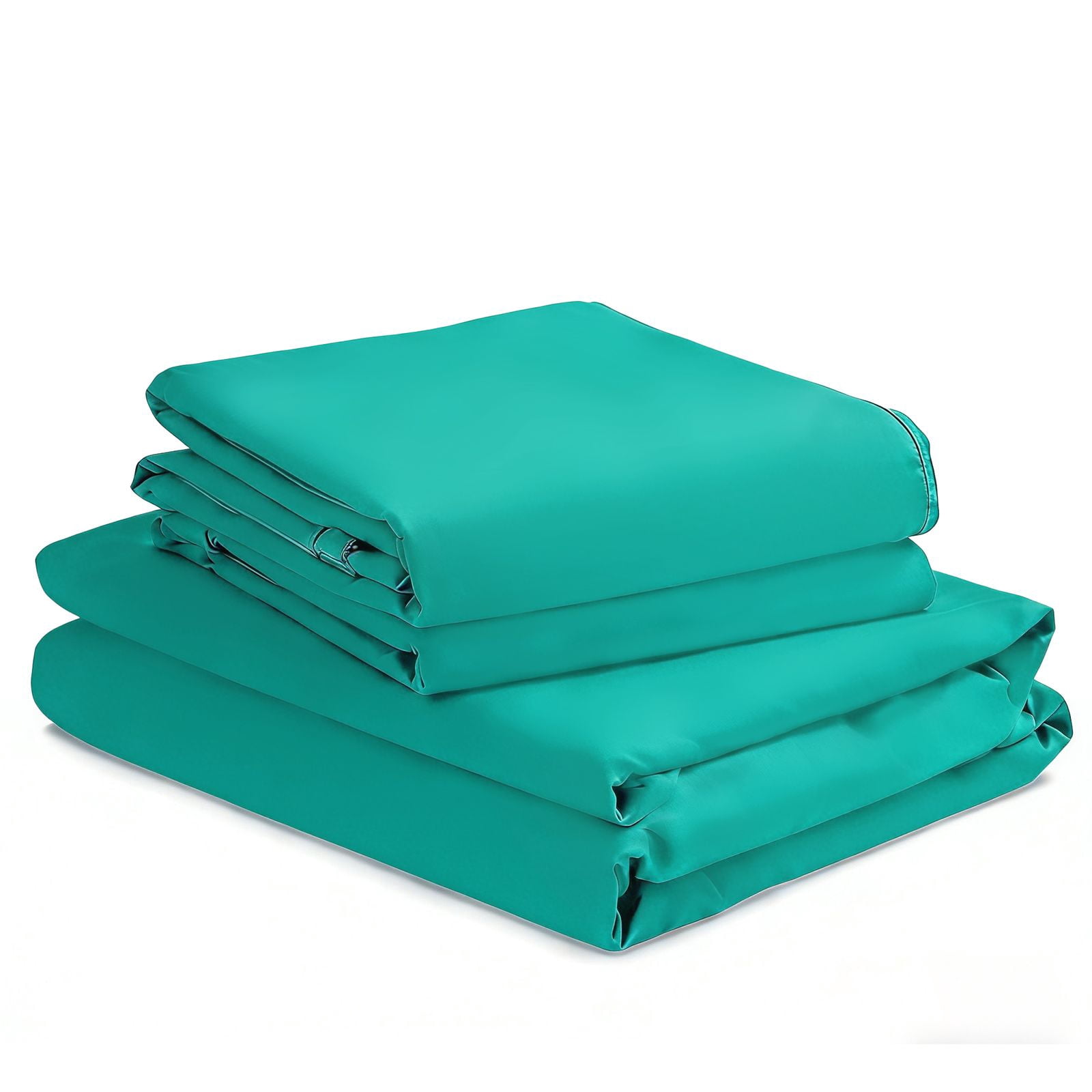 4Pcs Ultra-Soft 85g Sheet and Pillowcase Set, Soft Solid Color, Machine Washable, Suitable For All Seasons, Christmas Comfortable Bedding Set, Available For Single, Double, King, and Queen Beds
