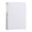 White, variant on Document Folder A4 Polypropylene File Pouch with 20 Pockets, Semi-Transparent Exam Paper Organizer for Certificates, Reports, and Office Documents, Multi-Pocket File