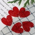 thumbnail image 4 of 10 Pcs Appliques de Strass en Forme de Cœur 4cm Accessoires de Vêtements Chaussures Décoration Rouge, 4 of 9