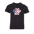 thumbnail image 2 of American Flag Dog Paw, Kids Graphic T-shirts, 4th of July T-shirts - Black MH200YPATRIOT S4 M, 2 of 3