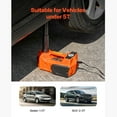 thumbnail image 3 of KFFKFF Electric Car Jack, 5-Ton/11000 lbs Capacity, Scissor Jack with Integrated Air Pump, 12V Adjustable Tool for Tire Replacement, Includes Safety Hammer & LED Light, Compact Kit for Cars, SUVs, 3 of 9