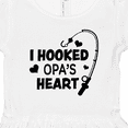 thumbnail image 4 of Inktastic I Hooked Opa's Heart with Fishing Rod Girls Toddler Dress, 4 of 5