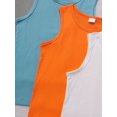 thumbnail image 5 of Tween Boys 4 Pack Tank Tops Casual Cotton Crewneck Sleeveless Undershirts Comfy Lightweight T-Shirts Size 13-16 Years, 5 of 8