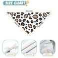 thumbnail image 6 of Dog Bandana 2 Pack,White Leopard Print with Footballs Pattern Bandanas for Dogs,Cat Bandana,Small/ Large Dog Bandana 2 Size,Dog Bandanas, 6 of 6