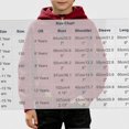 thumbnail image 3 of HAOTAGS Boys Hooded Sweatshirt (4-15) Soft Warm Long Sleeves Quater Zipper Pockets Sport Hoodie Wine Size 4T, 3 of 9