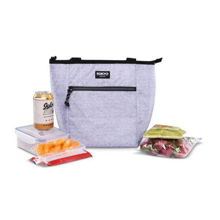 Igloo Lunch+ Cube 12 Lunch Tote with Pack Ins - Gray