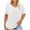 White, variant on Sevevn Women's Plus Size Top Casual Solid V Neck Loose Short Sleeve T-shirt Top Blouses Deal of the Week Wine L